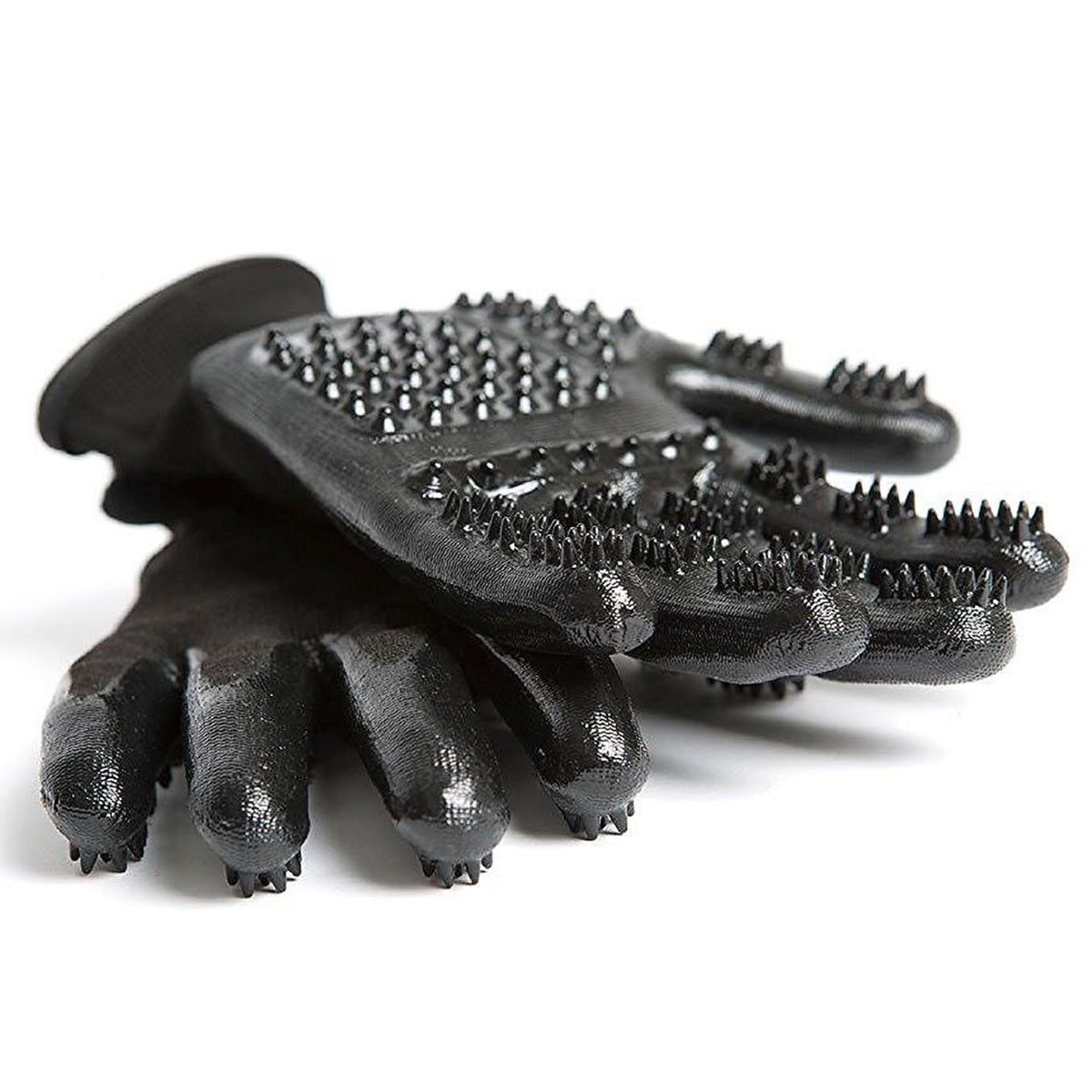 HandsOn Grooming Gloves, Black