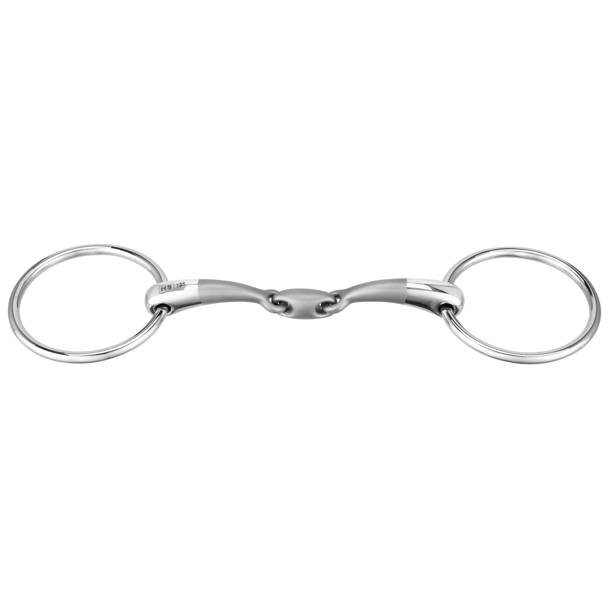 Herm Sprenger Satinox Double Jointed Loose Ring Snaffle, 14mm