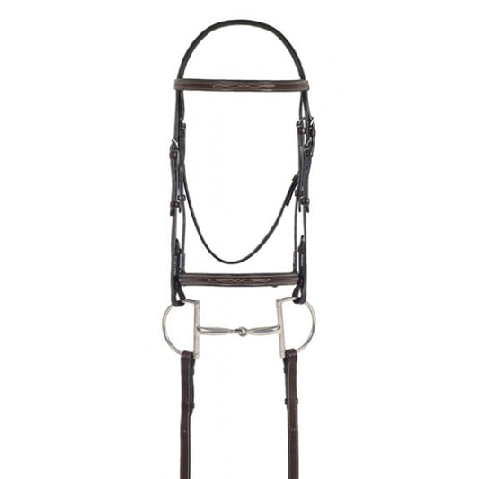 Ovation® Elite Collection,  Fancy Raised Comfort Crown Padded Bridle