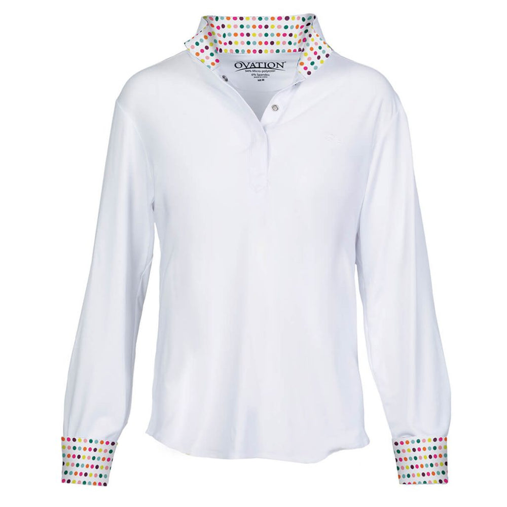 Ovation® Ellie Child's Tech Show Shirt, Confetti Dots