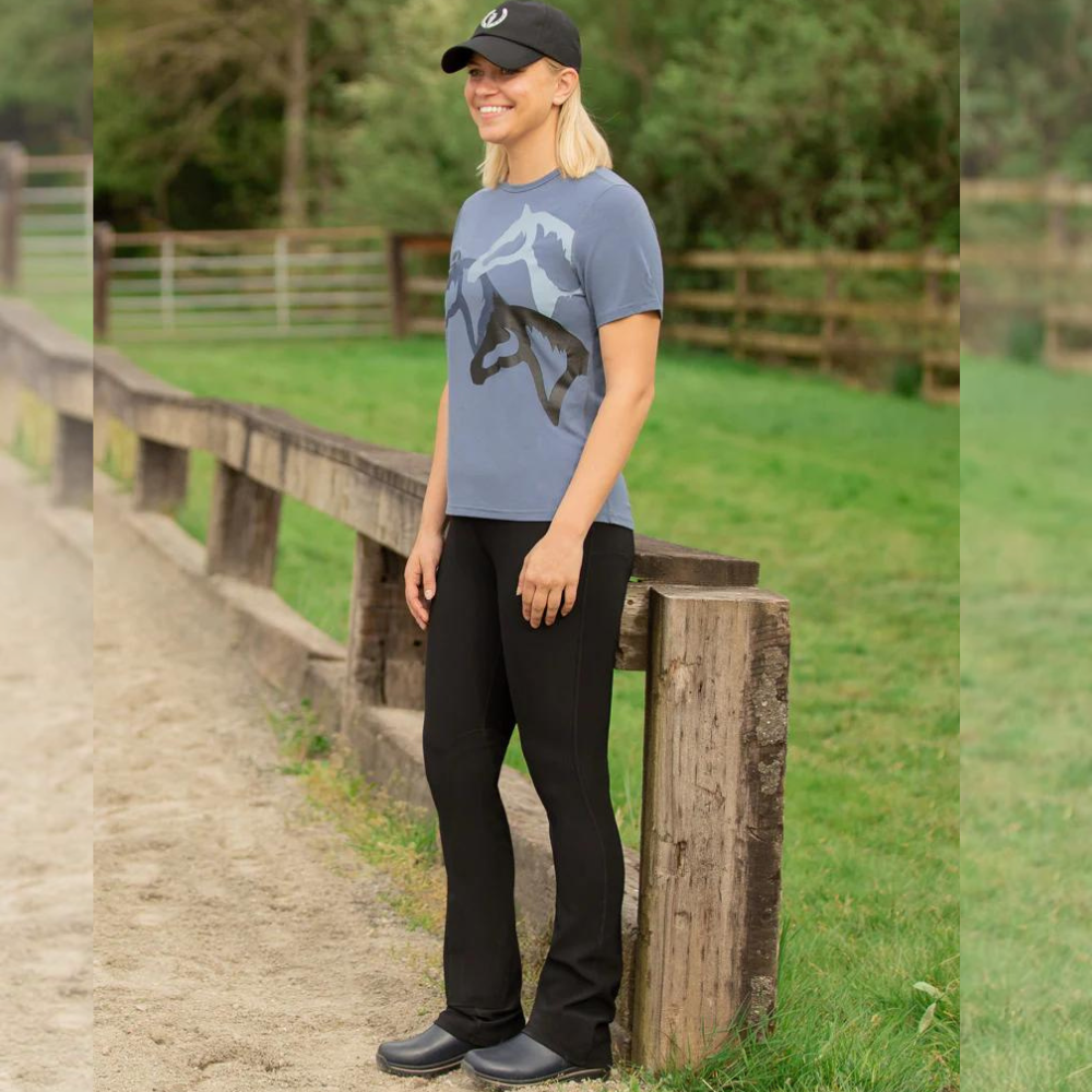 Pantalon d'équitation dame - Super X - Noir Pantalon d'équitation dame - Super X - Noir