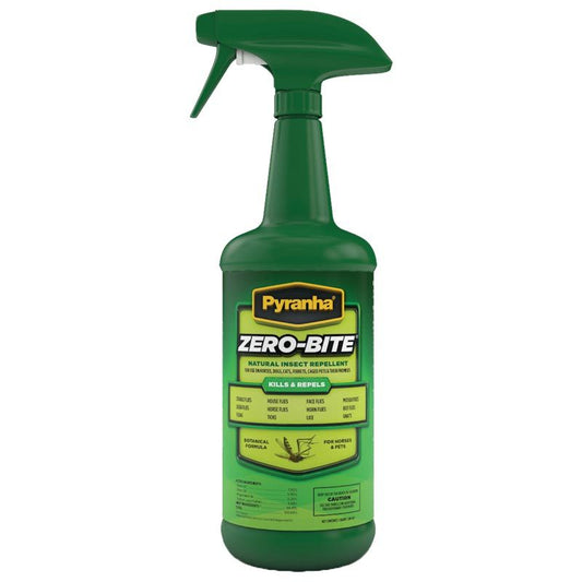 Pyranha Zero-Bite Natural Insect Repellent, 32oz