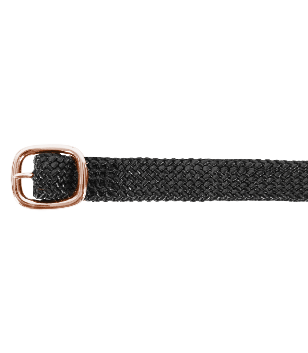 Nylon Spur Straps with Rose Gold Buckle
