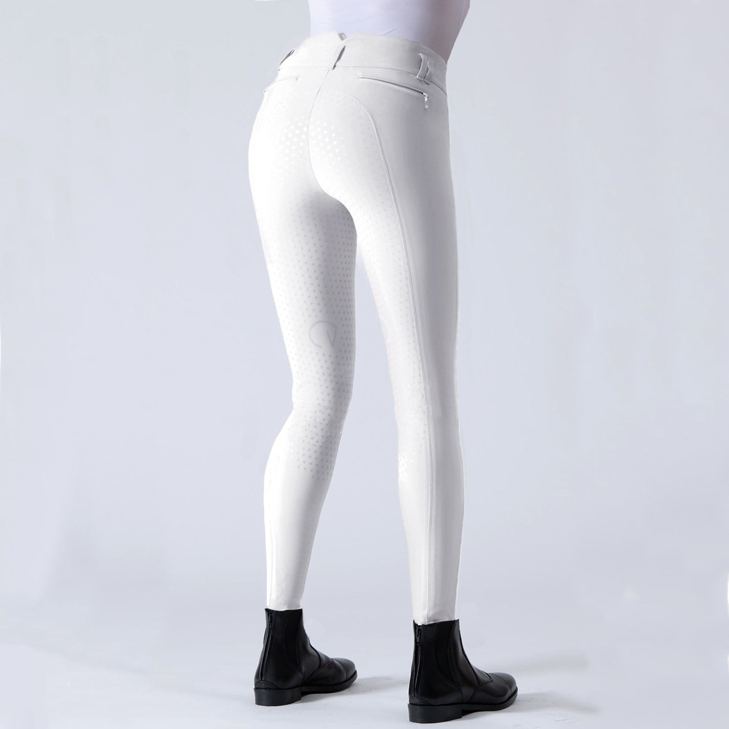 Ego7 CA High Waist Dressage Breech, White