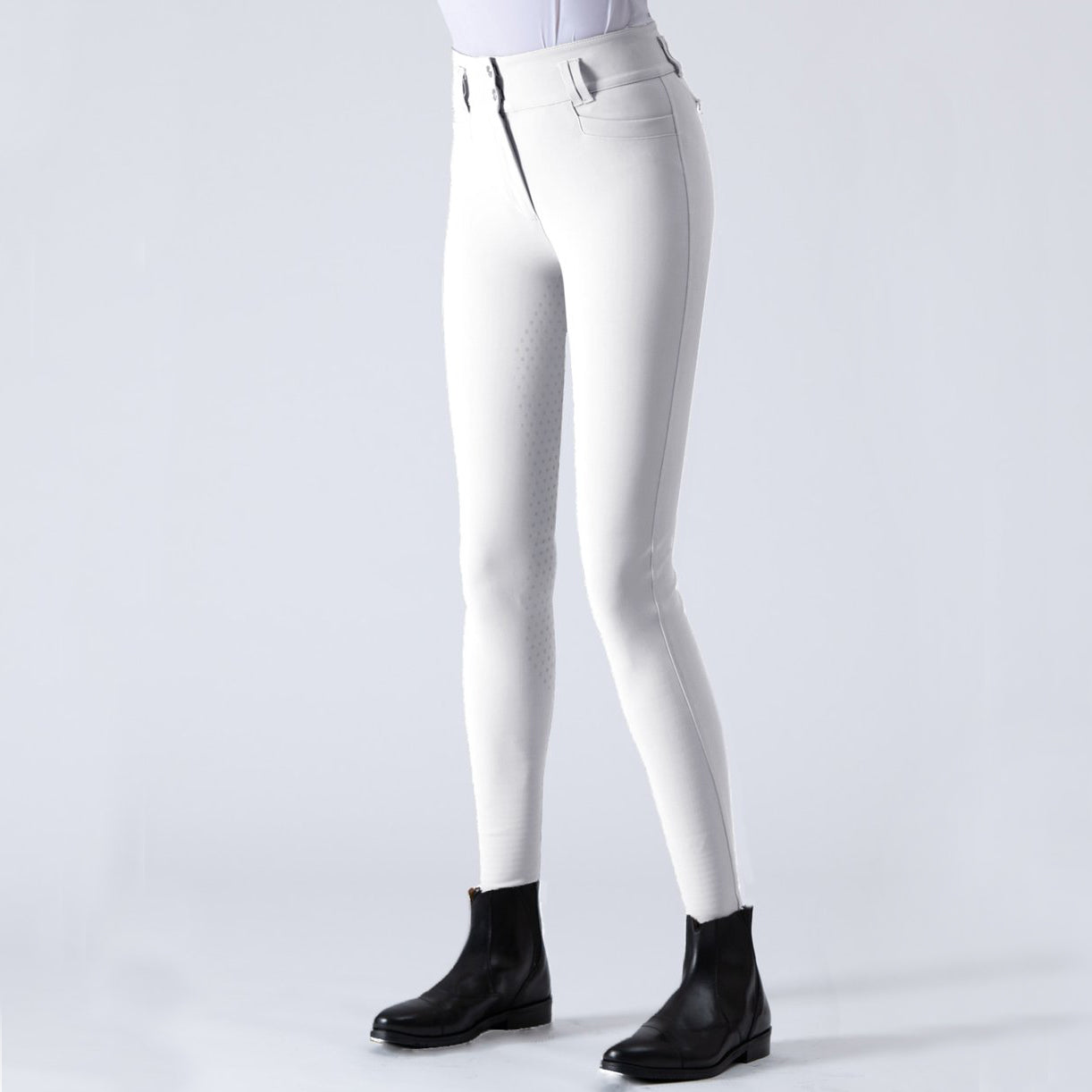 Ego7 CA High Waist Dressage Breech, White