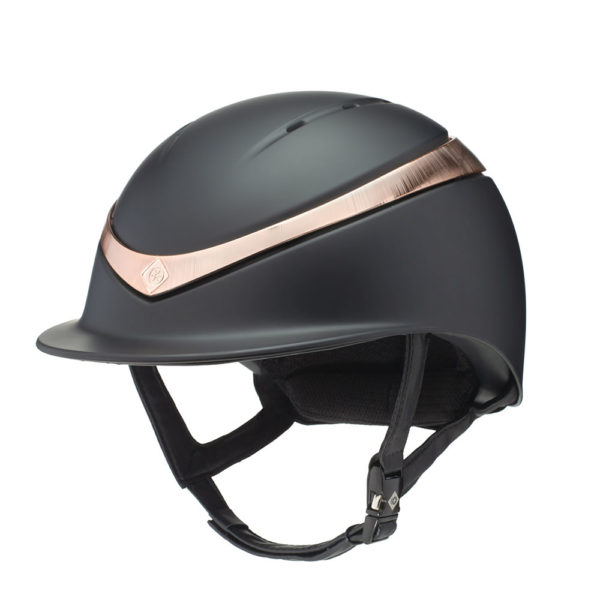 Charles Owen Halo MIPS Helmet, Matte Black/Rose Gold