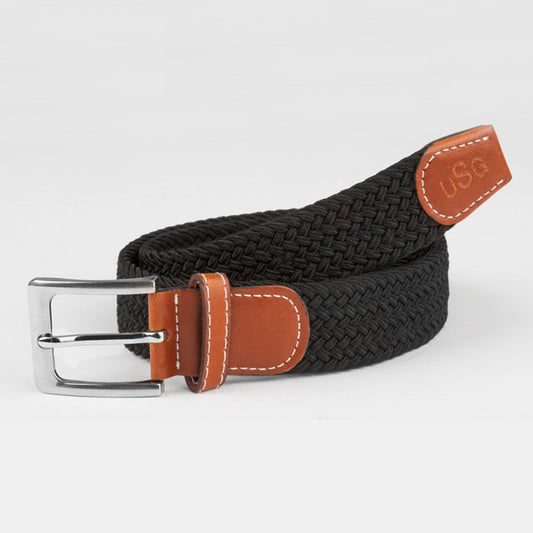 USG Casual Stretch Belt, Solid Colors