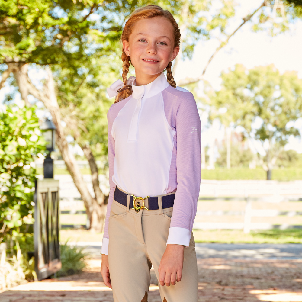 R.J. Classics Lexi Junior Show Shirt, Orchid