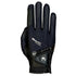 A Roeckl Madrid glove featuring a black color scheme with the brand&