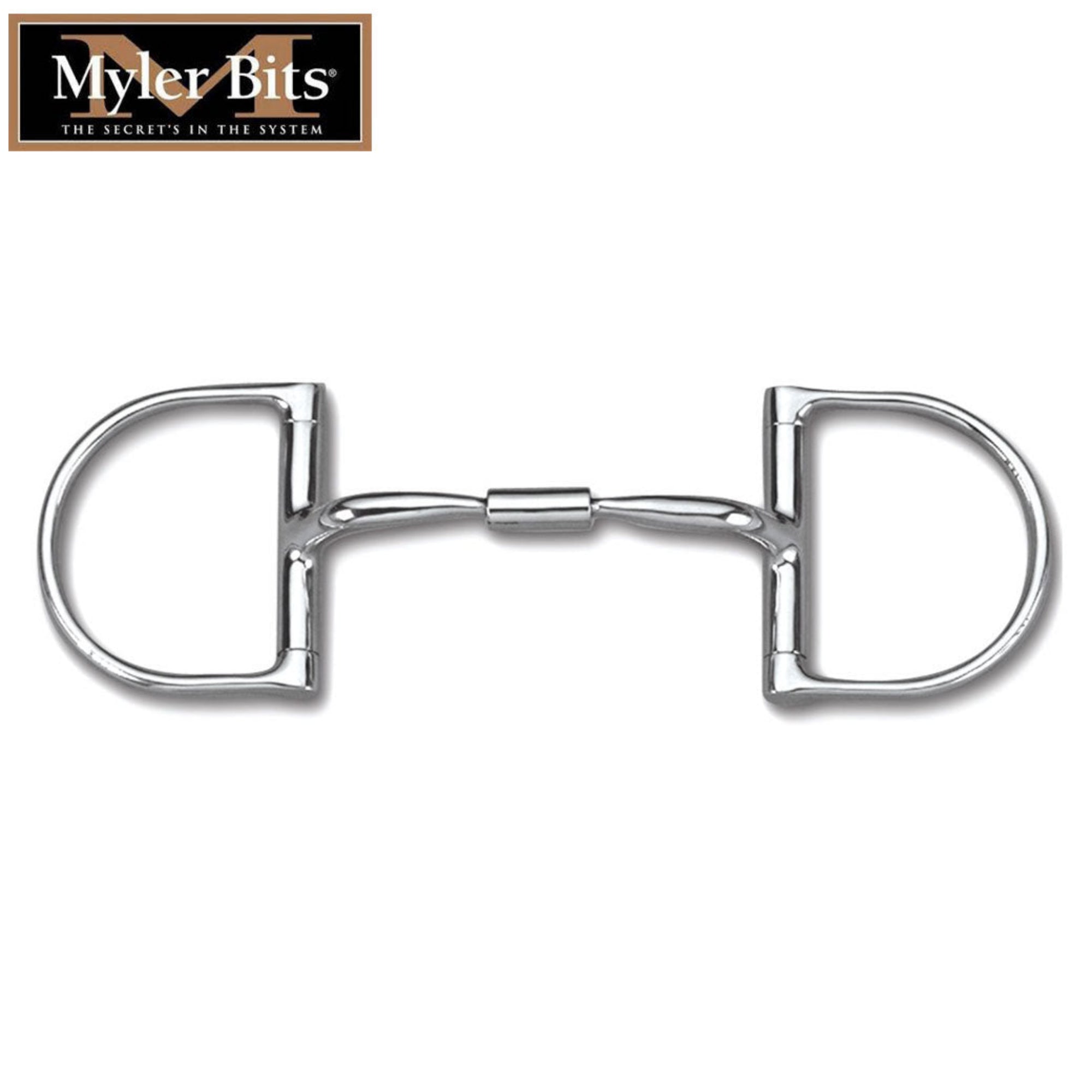 4-3/4" Myler Comfort Snaffle Dee, No Hooks