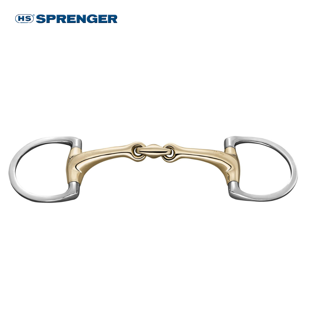 Herm Sprenger 14mm Dynamic RS Double Jointed Dee Ring Bit