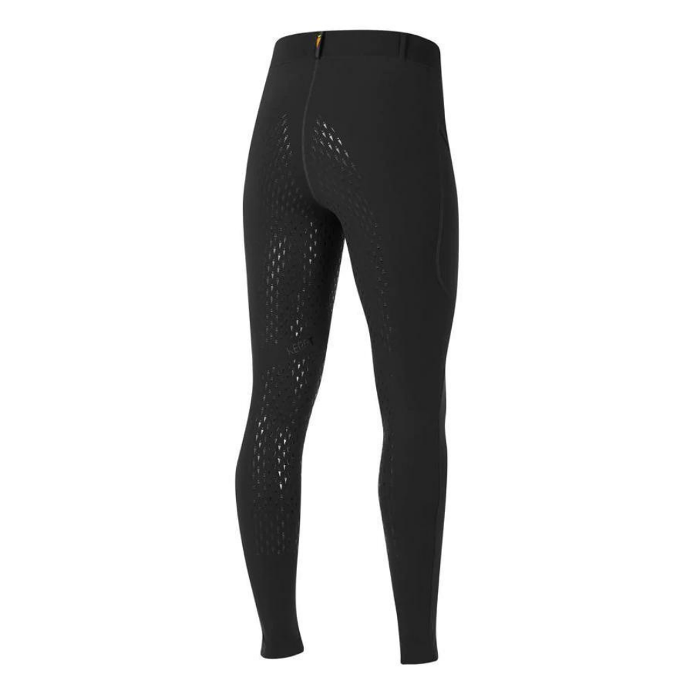 Kerrits Ice Fil® Full Seat Tech Tight, Black & Tan