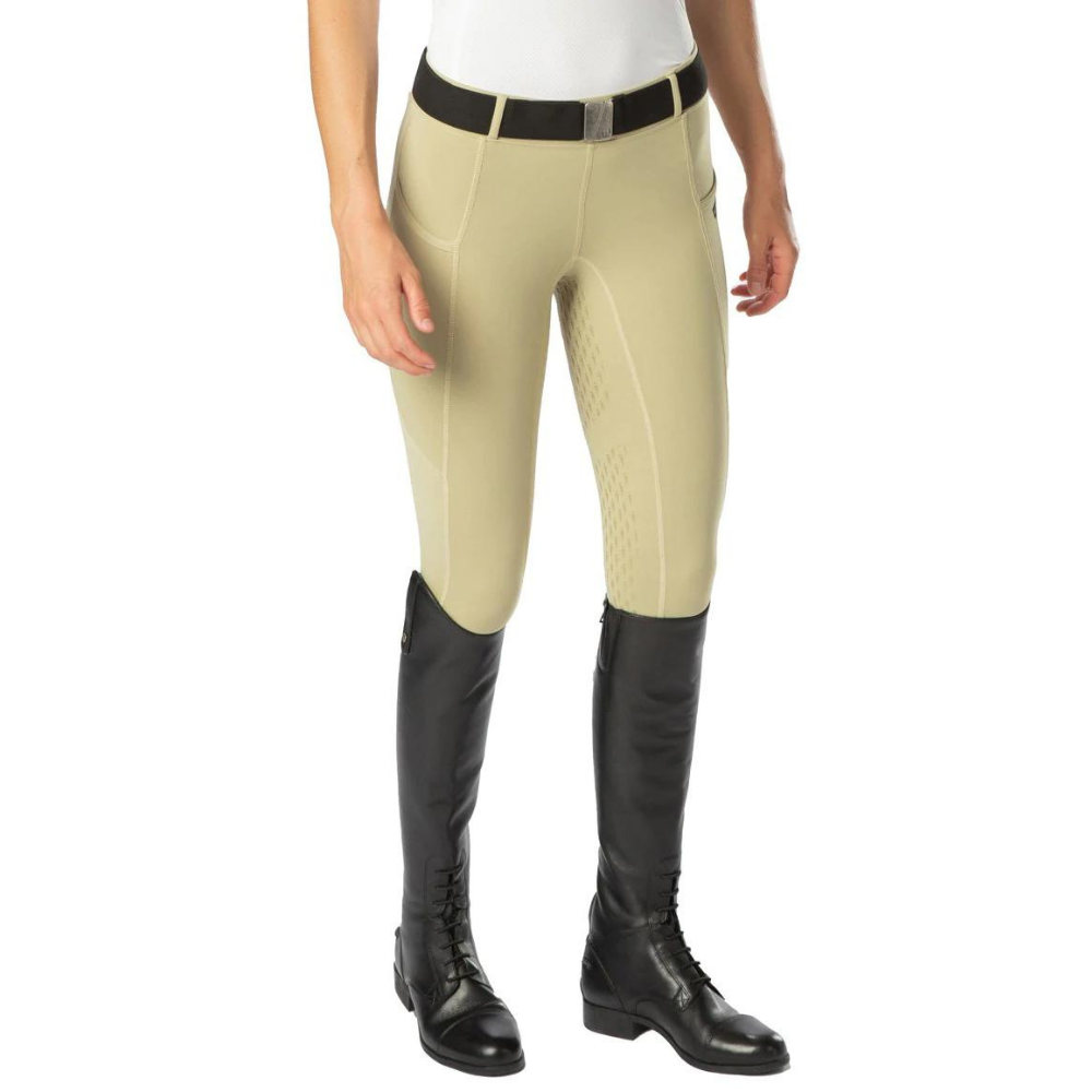 Kerrits Ice Fil® Full Seat Tech Tight, Black & Tan