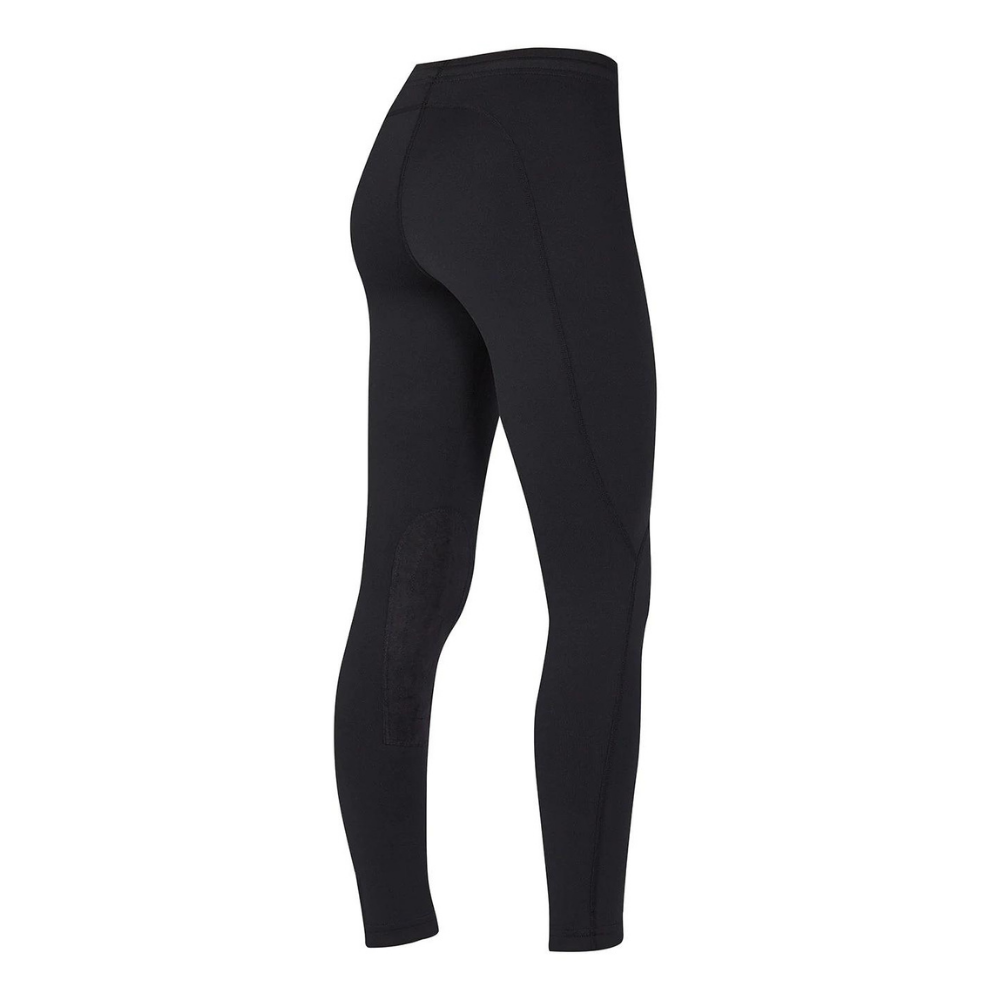 Kerrit Kids Performance Knee Patch Riding Tight, Black & Tan