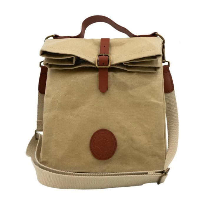 Sixteen Cypress Wax Canvas Cooler Bag, Sand