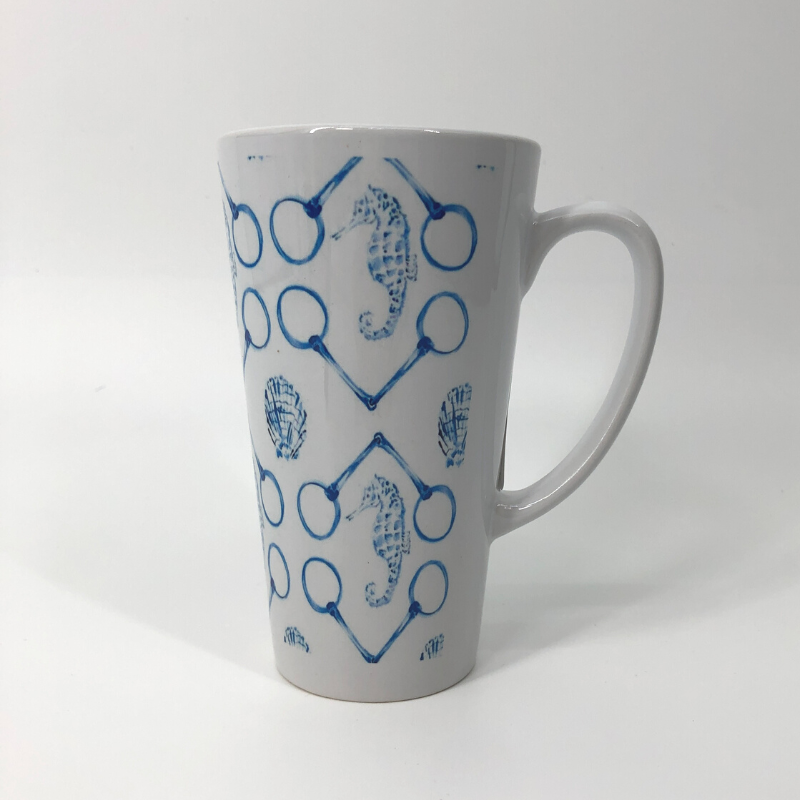 Sona Equestrian Seahorse & Bit Tall Mug