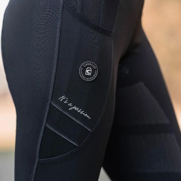 Cavallo Lin Grip RL Full Grip Riding Leggings, Dark Blue