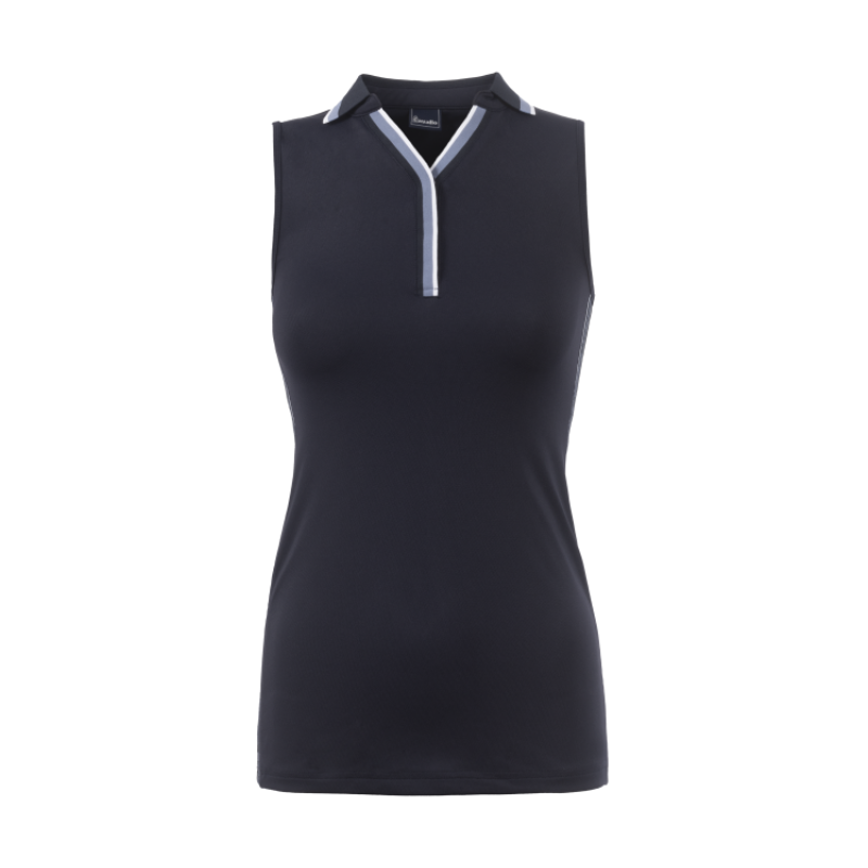 Cavallo Fleur Sleeveless Polo Shirt