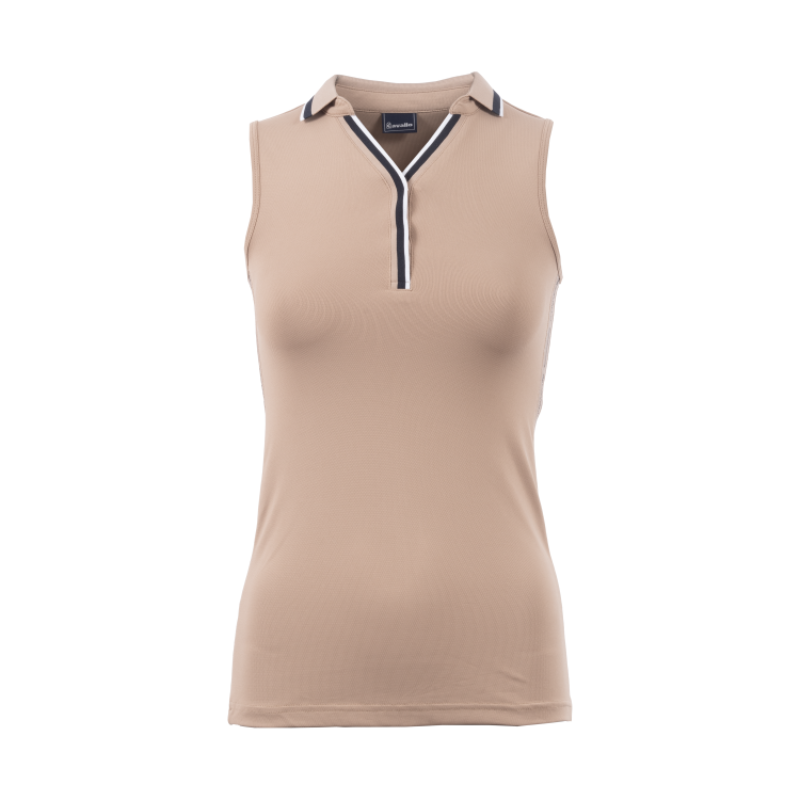 Cavallo Fleur Sleeveless Polo Shirt