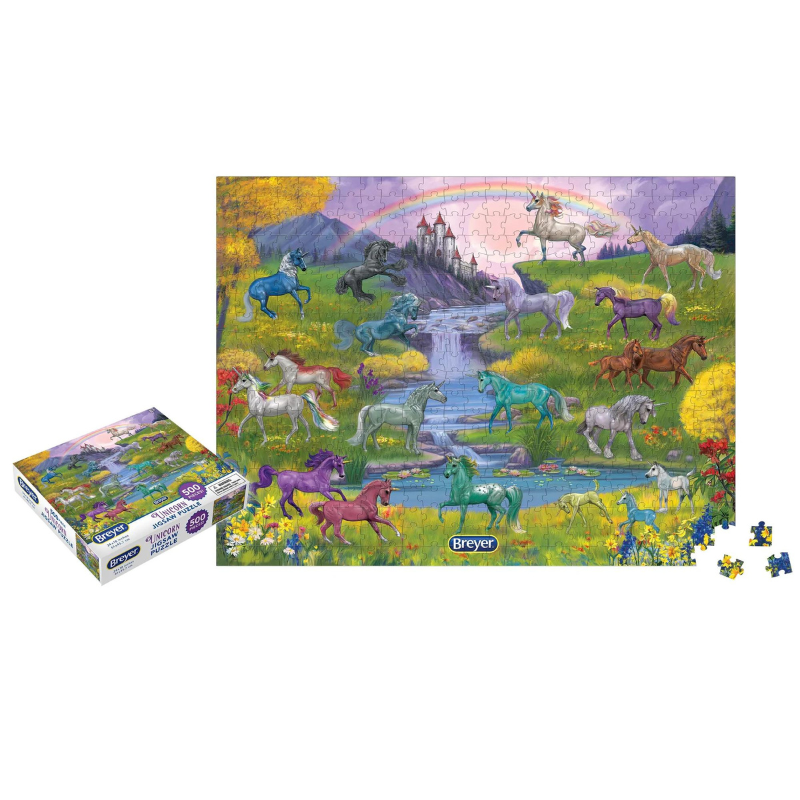 Breyer "World of Breyer Unicorn" Jigsaw Puzzle, 500 Pieces