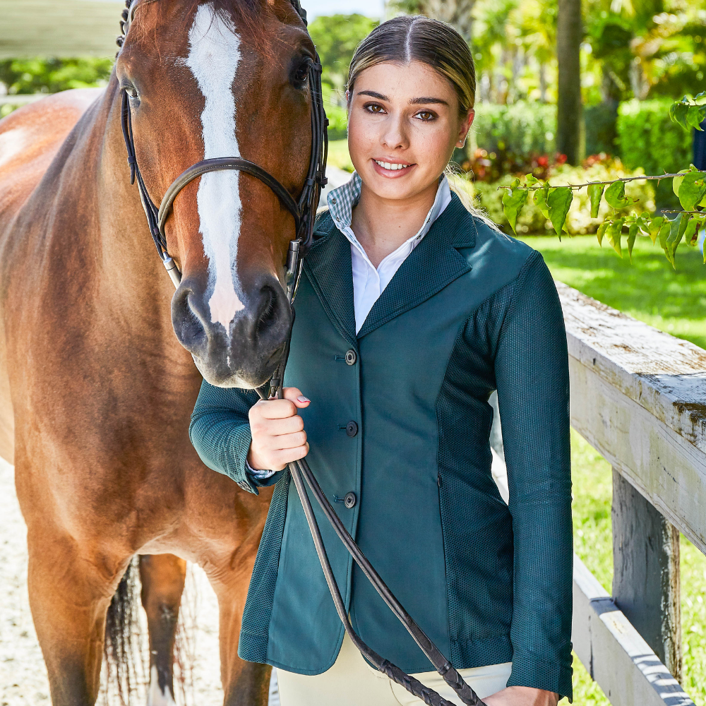 R.J. Classics Harmony Mesh Show Coat, Green Gables