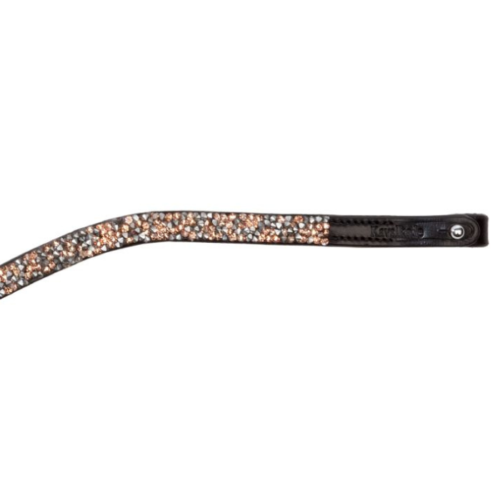 Kavalkade Candy Black Button Browband