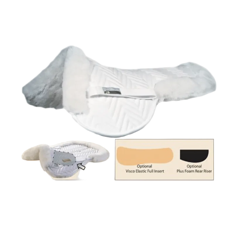 Fleeceworks Therawool Perfect Balance Half Pad w/ Rolled Edge