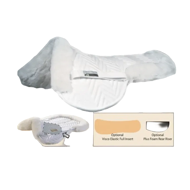 Fleeceworks Therawool Perfect Balance Half Pad w/ Rolled Edge