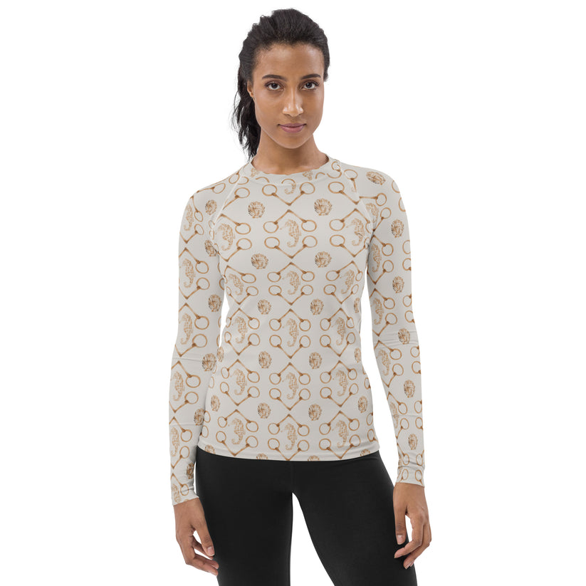 Sona Equestrian Seahorse and Bit Sunshirt