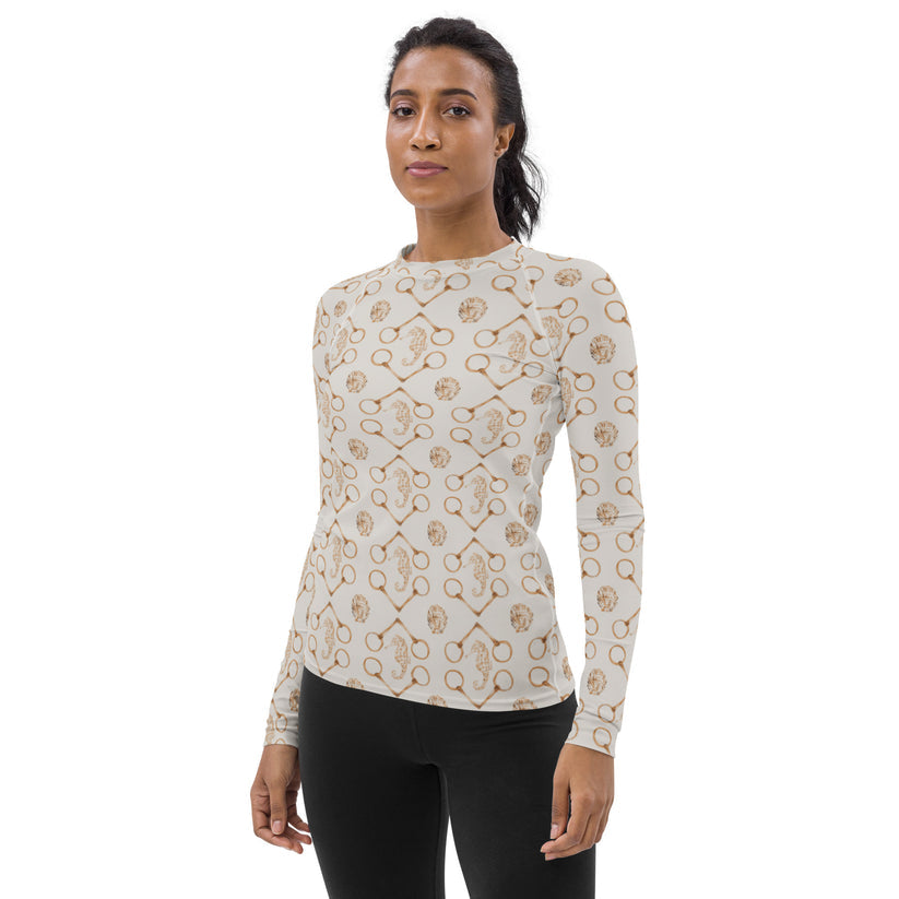 Sona Equestrian Seahorse and Bit Sunshirt