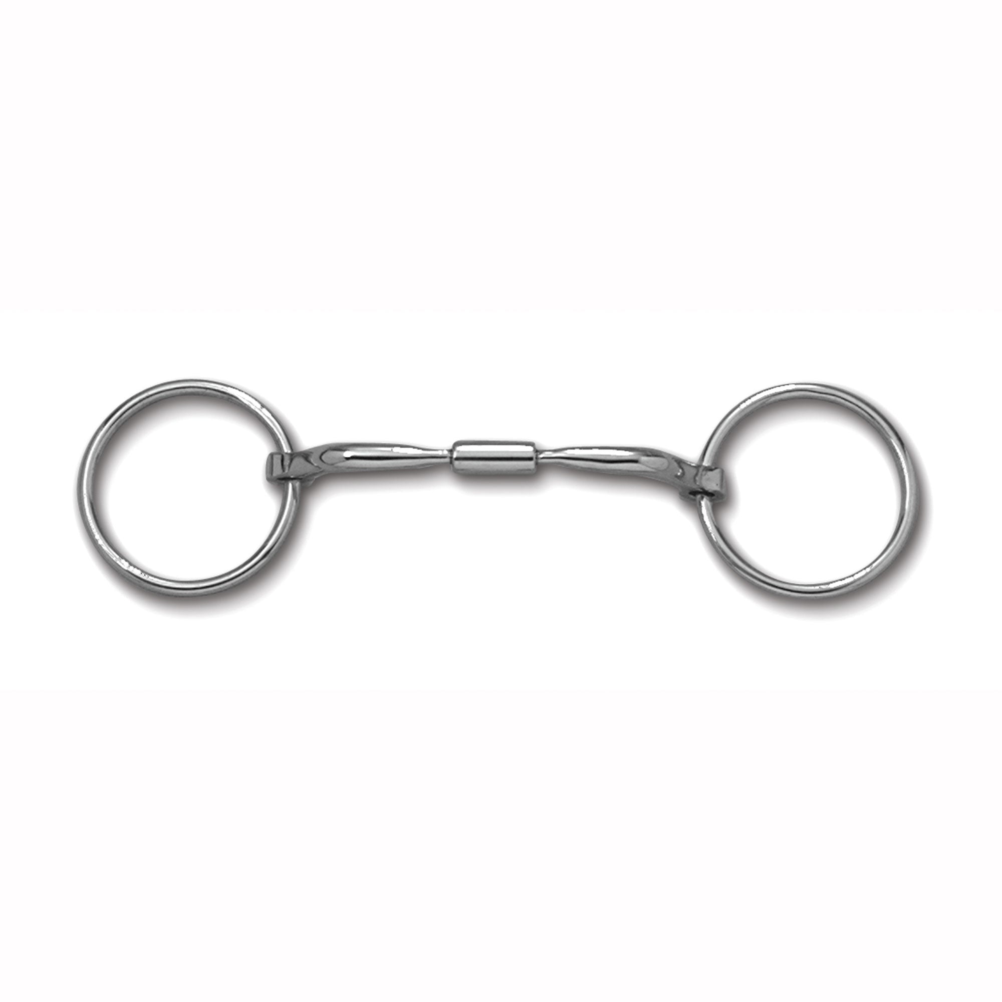 Myler Loose Ring with Stainless Steel Comfort Snaffle Wide Barrel horse bit.