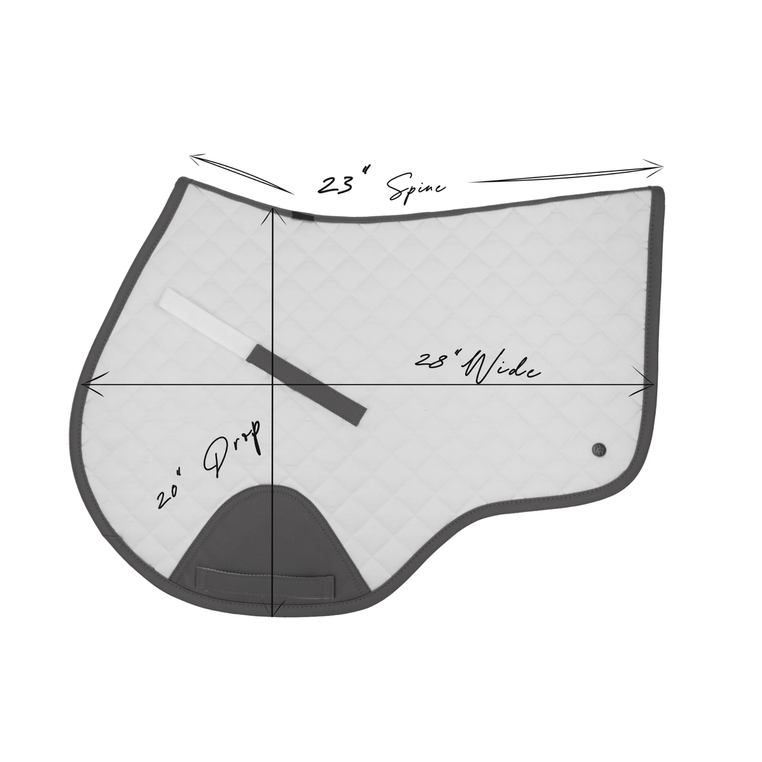 Sixteen Cypress Close Contact Pad, Navy &amp; Cognac