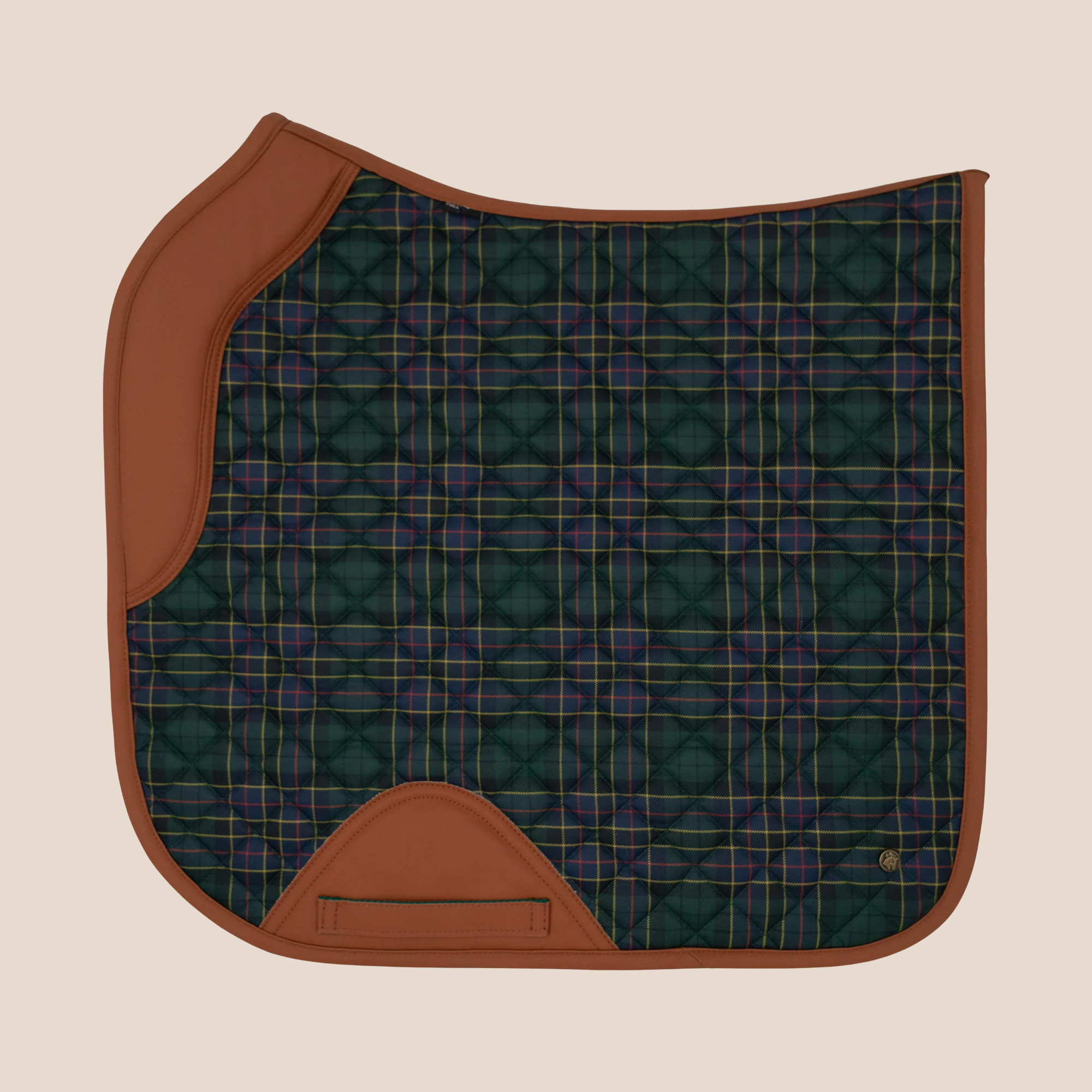 Sixteen Cypress Dressage Pad, Hunter Field Plaid