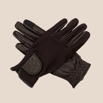 16C Riding Gloves, Tobacco