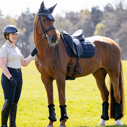 LeMieux 3D Mesh Self-Cool Dressage Square Pad, Navy
