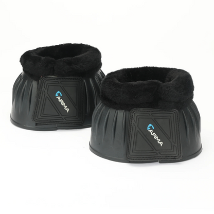 ARMA Fleece Top Over Reach Bell Boots BLACK