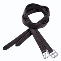 Albion Wrapped Stirrup Leathers, Black