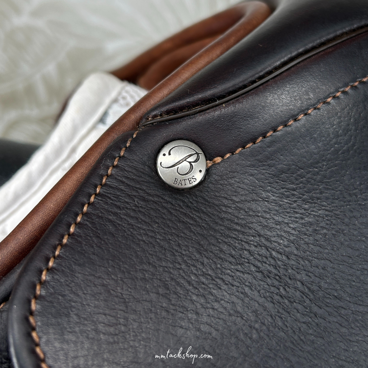 Used 17" Bates Victrix Jump Saddle