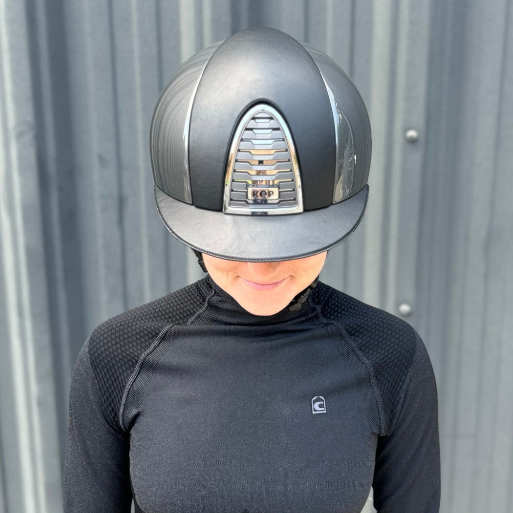 KEP Cromo 2.0 Polish Metal Grey Helmet