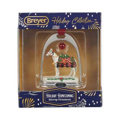 Breyer 2026 Holiday Stirrup Ornament