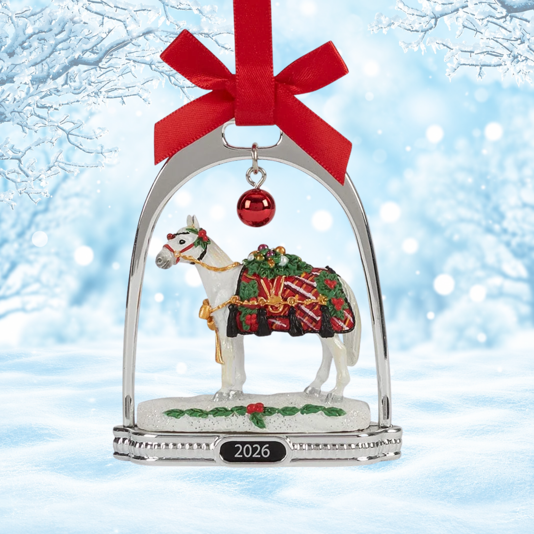 Breyer 2026 Holiday Stirrup Ornament