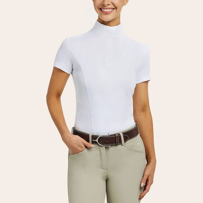 R.J Classics Brynn Short Sleeve Show Shirt, Abstract Horses