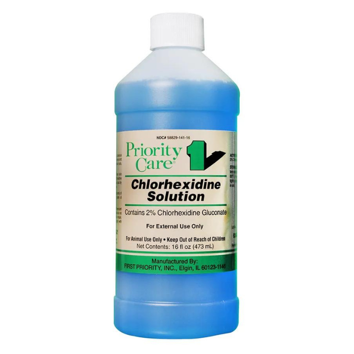 Chlorhexidine Solution 2%, 16 oz