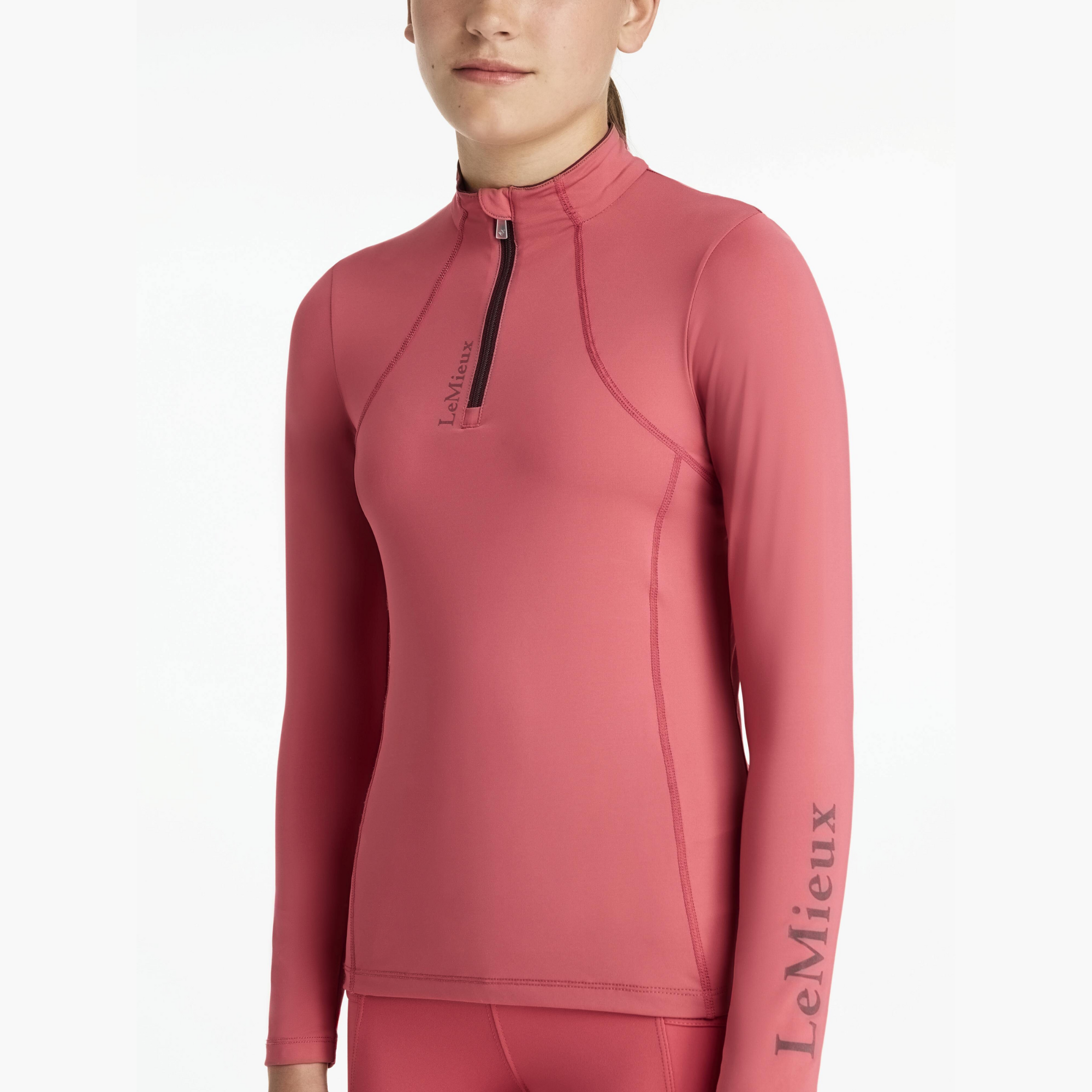 LeMieux Young Rider Classique Base Layer, Cranberry