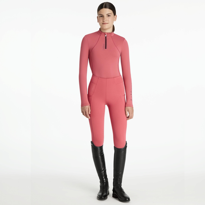 LeMieux Young Rider Classique Base Layer, Cranberry