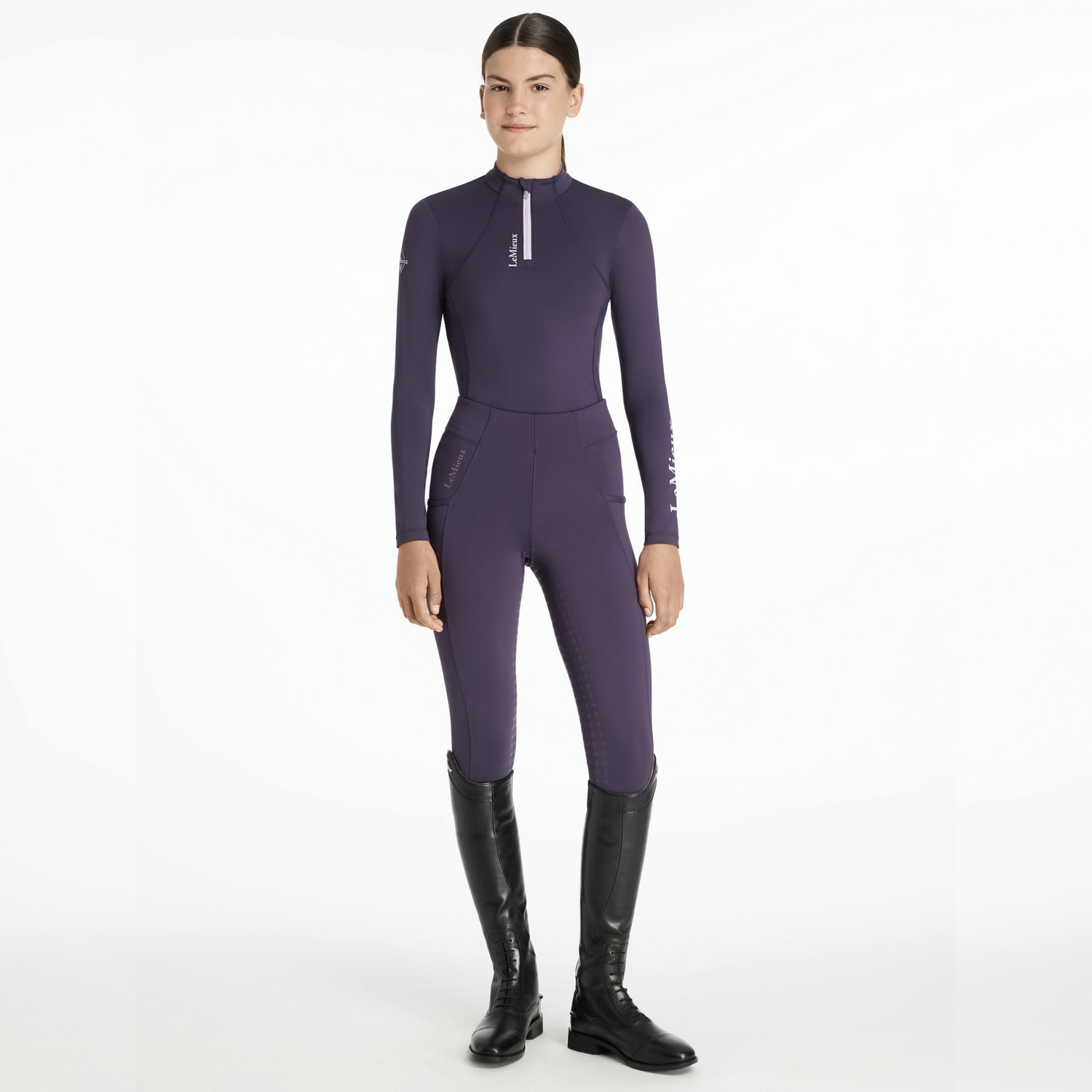 LeMieux Young Rider Classique Base Layer, Juniper