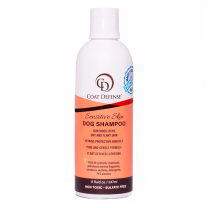 Coat Defense Sensitive Skin Dog Shampoo, 8oz