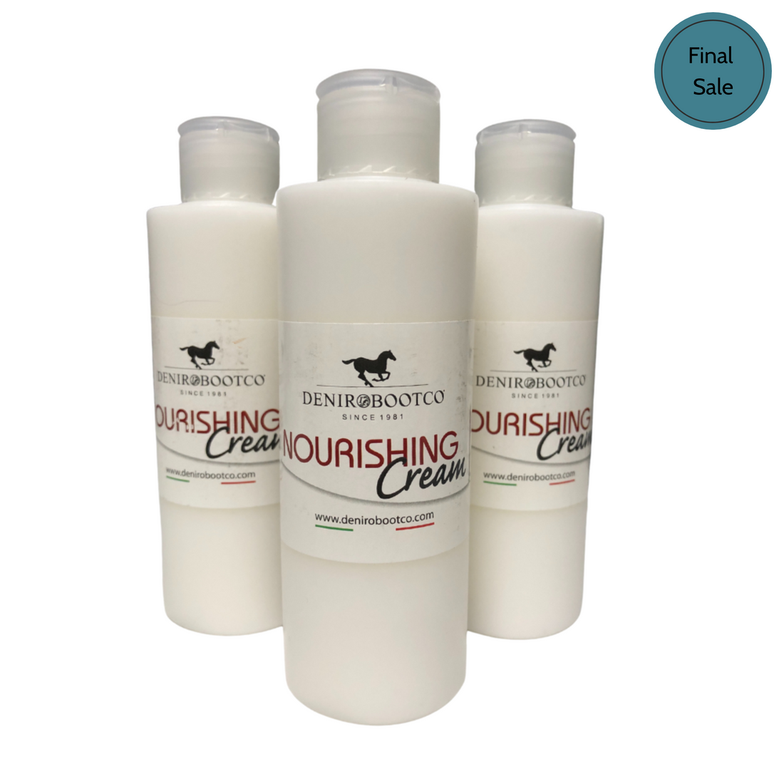 DeNiro Boot Care Cream, for Brushed Leather 150 ml