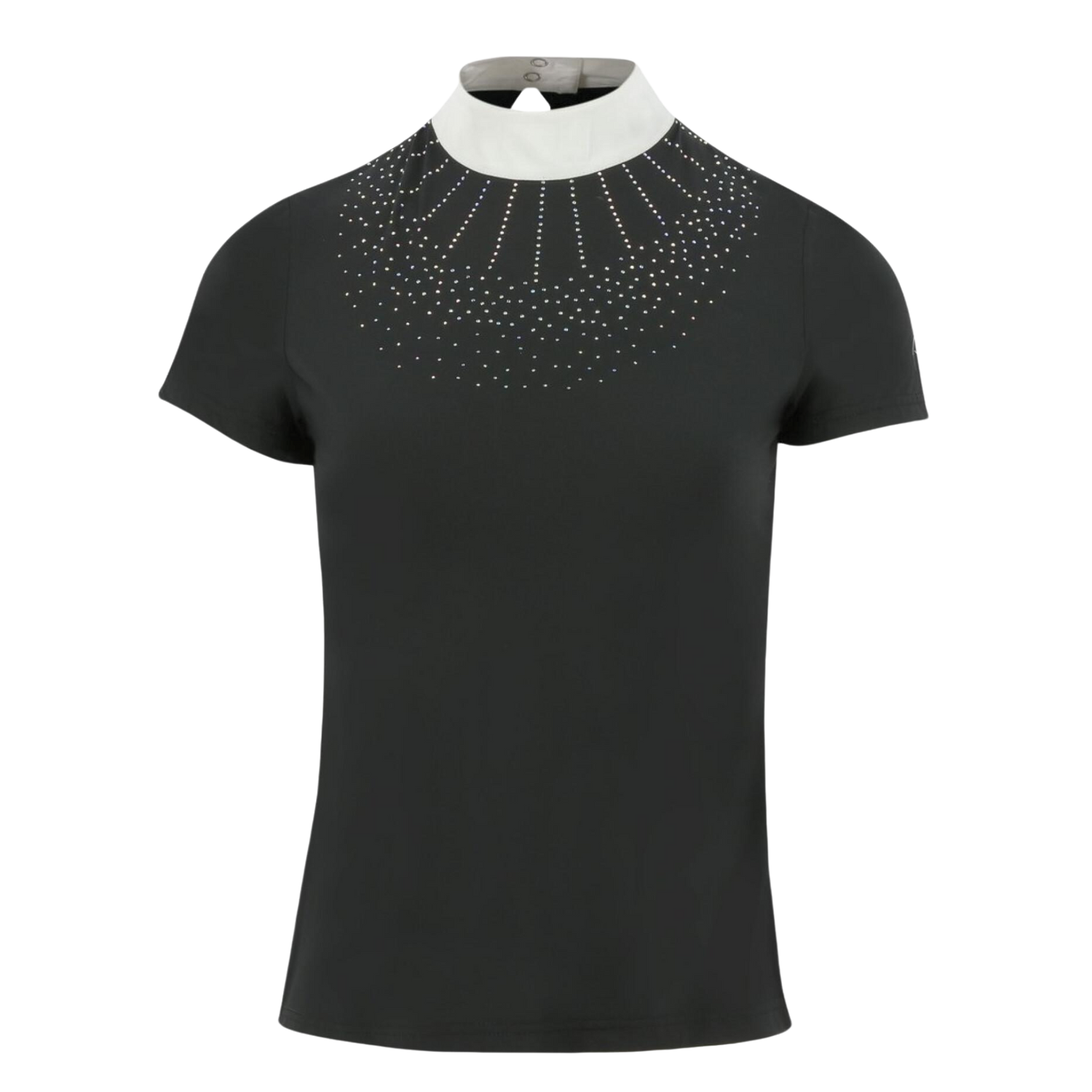 Equithème London Short Sleeve Competition Shirt, Black