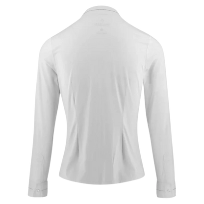 Equithème Julia Long Sleeve Competition Shirt, White